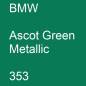 Preview: BMW, Ascot Green Metallic, 353.